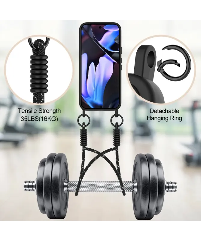 Coque avec Mini Cordon Google Pixel 10 Pro XL Silicone et Porte-carte