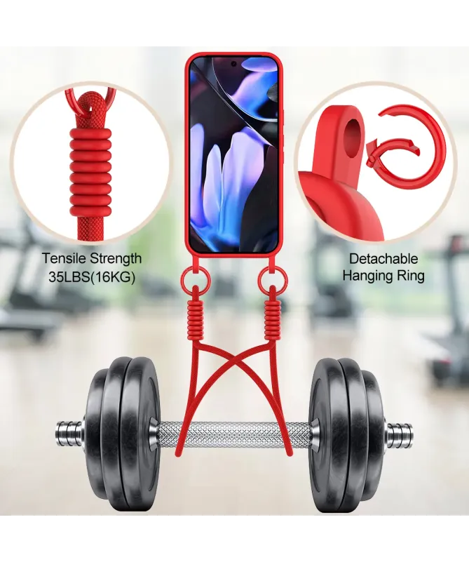 Coque avec Mini Cordon Google Pixel 10 Pro XL Silicone et Porte-carte