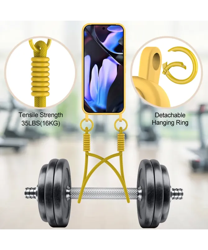 Coque avec Mini Cordon Google Pixel 10 Pro XL Silicone et Porte-carte