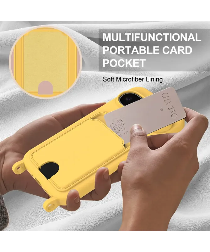 Coque avec Mini Cordon Google Pixel 10 Pro XL Silicone et Porte-carte