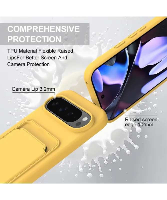 Coque avec Mini Cordon Google Pixel 10 Pro XL Silicone et Porte-carte