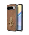 Coque Google Pixel 10 Pro XL Rétro avec Anneau | VINTAGE Marron