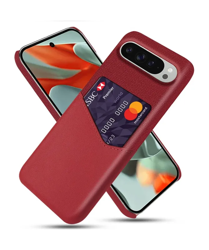 Coque Google Pixel 10 Pro XL Texture Tissu et Porte-carte | TÄCKA
