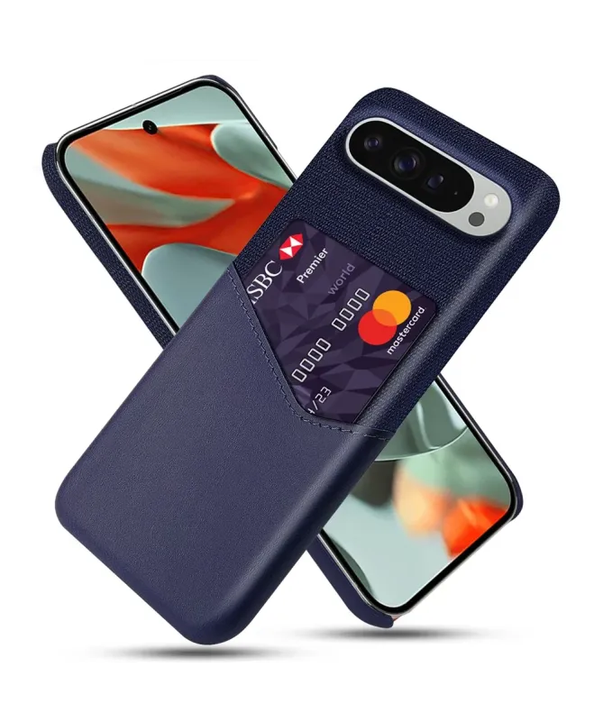 Coque Google Pixel 10 Pro XL Texture Tissu et Porte-carte | TÄCKA