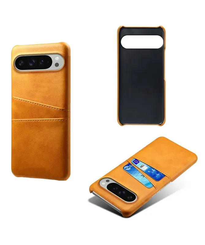 Coque Google Pixel 10 Pro XL Porte Cartes Simili Cuir Basique