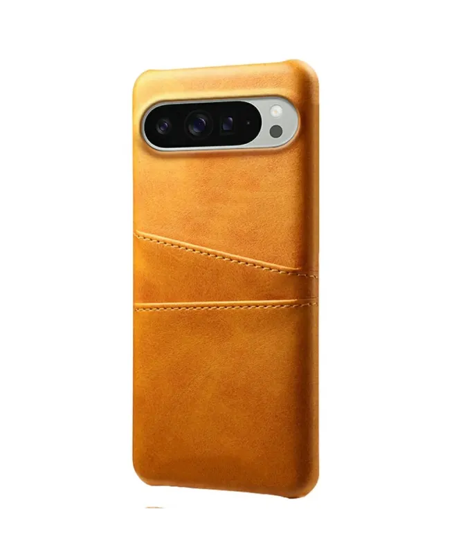 Coque Google Pixel 10 Pro XL Porte Cartes Simili Cuir Basique