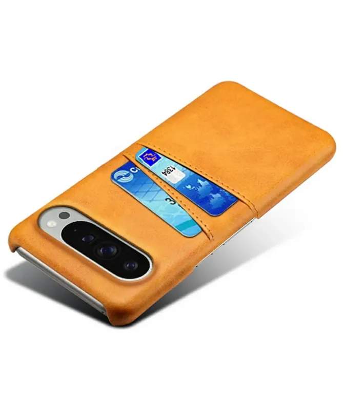 Coque Google Pixel 10 Pro XL Porte Cartes Simili Cuir Basique
