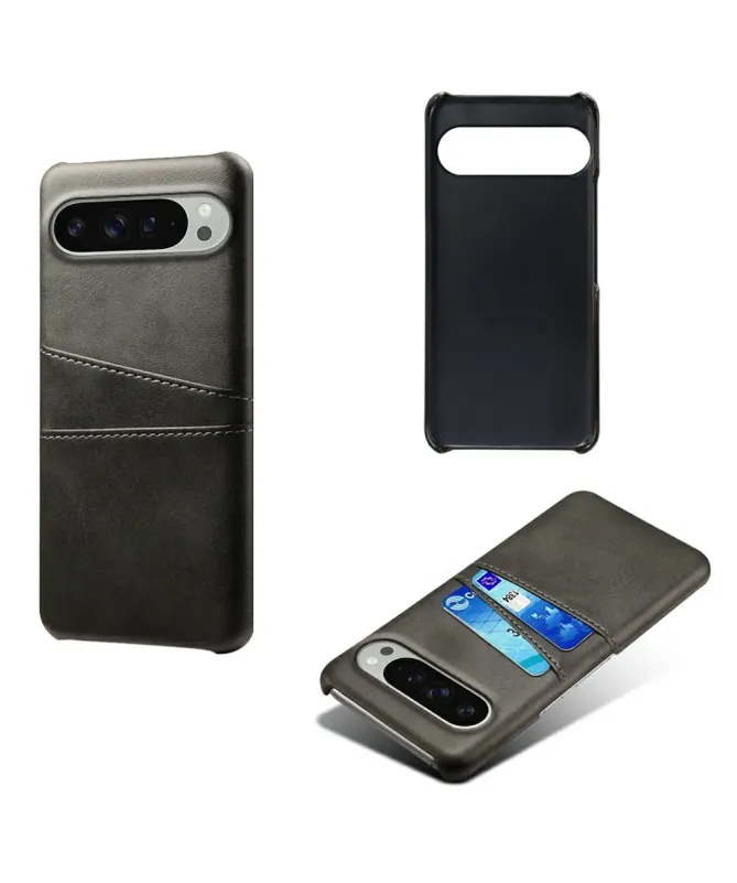 Coque Google Pixel 10 Pro XL Porte Cartes Simili Cuir Basique