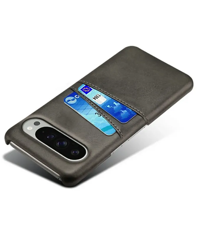 Coque Google Pixel 10 Pro XL Porte Cartes Simili Cuir Basique