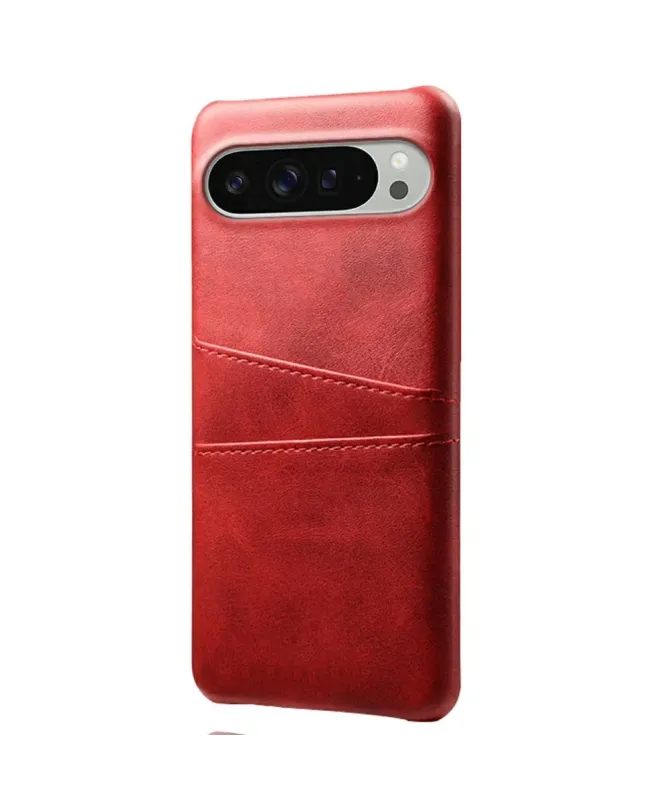 Coque Google Pixel 10 Pro XL Porte Cartes Simili Cuir Basique