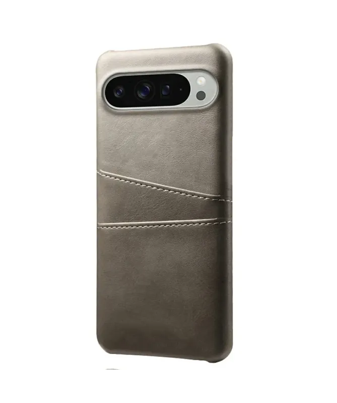 Coque Google Pixel 10 Pro XL Porte Cartes Simili Cuir Basique