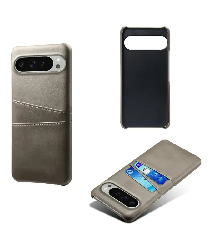 Coque Google Pixel 10 Pro XL Porte Cartes Simili Cuir Basique
