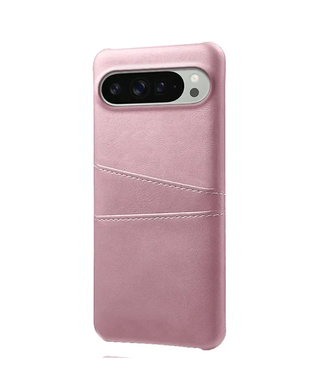 Coque Google Pixel 10 Pro XL Porte Cartes Simili Cuir Basique
