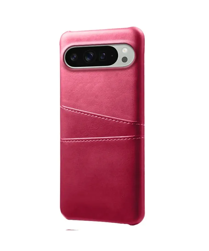 Coque Google Pixel 10 Pro XL Porte Cartes Simili Cuir Basique