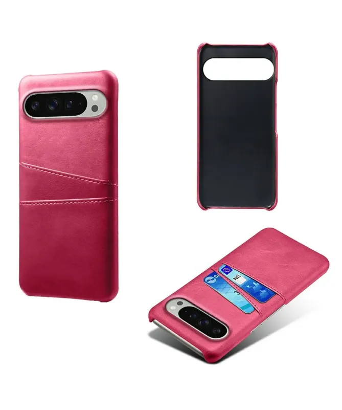 Coque Google Pixel 10 Pro XL Porte Cartes Simili Cuir Basique