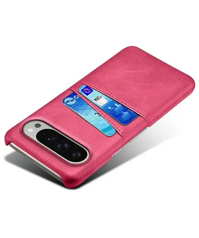 Coque Google Pixel 10 Pro XL Porte Cartes Simili Cuir Basique