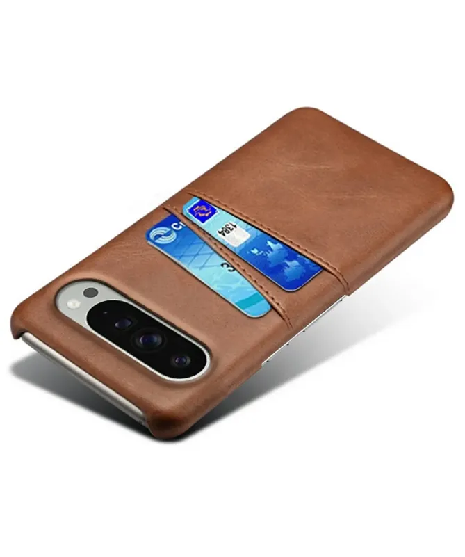 Coque Google Pixel 10 Pro XL Porte Cartes Simili Cuir Basique