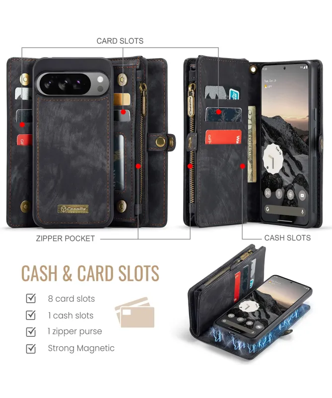 Housse et Coque magnétique 2 en 1 pour Google Pixel 10 Pro XL