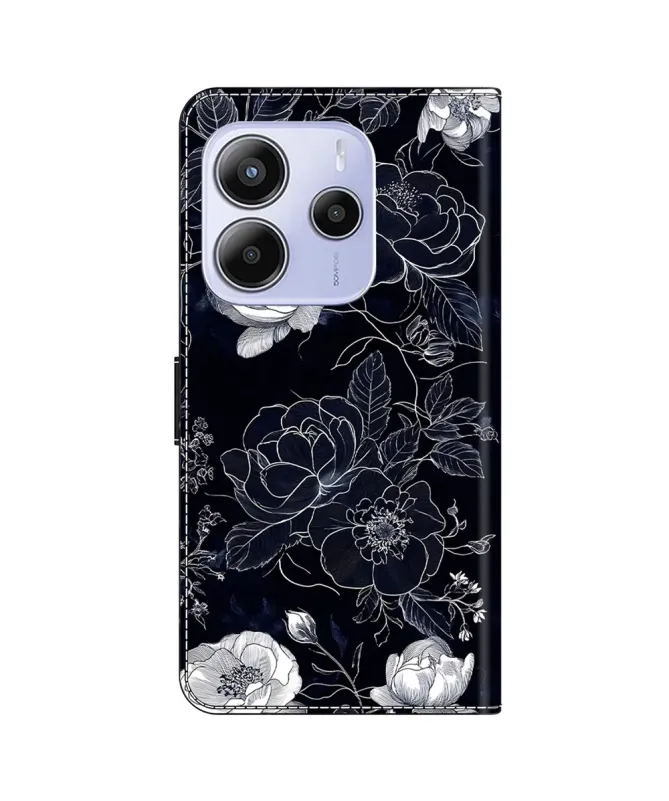 Housse Xiaomi Redmi Note 14 4G Croquis de Roses