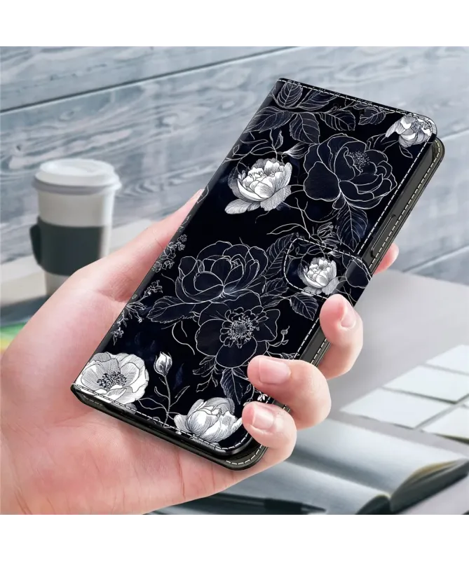 Housse Xiaomi Redmi Note 14 4G Croquis de Roses