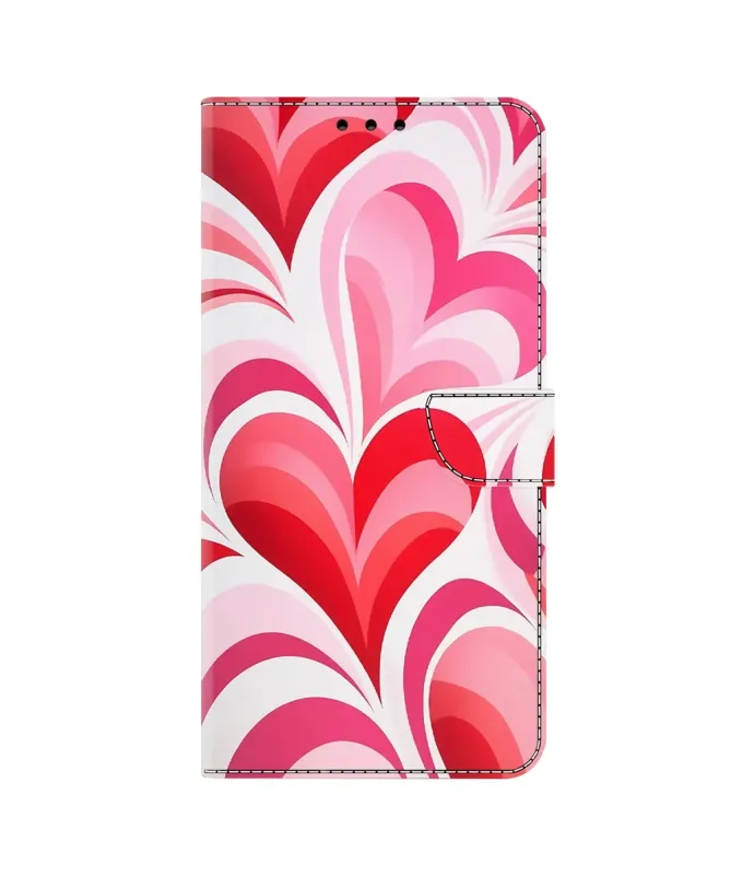 Housse Xiaomi Redmi Note 14 4G Cœurs Psychédéliques