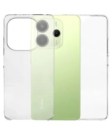 Coque Xiaomi Redmi Note 14 4G Avant et Arrière Transparent
