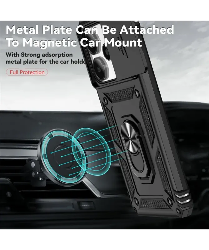 Coque Xiaomi Redmi Note 14 4G Camera Slide Fonction Support