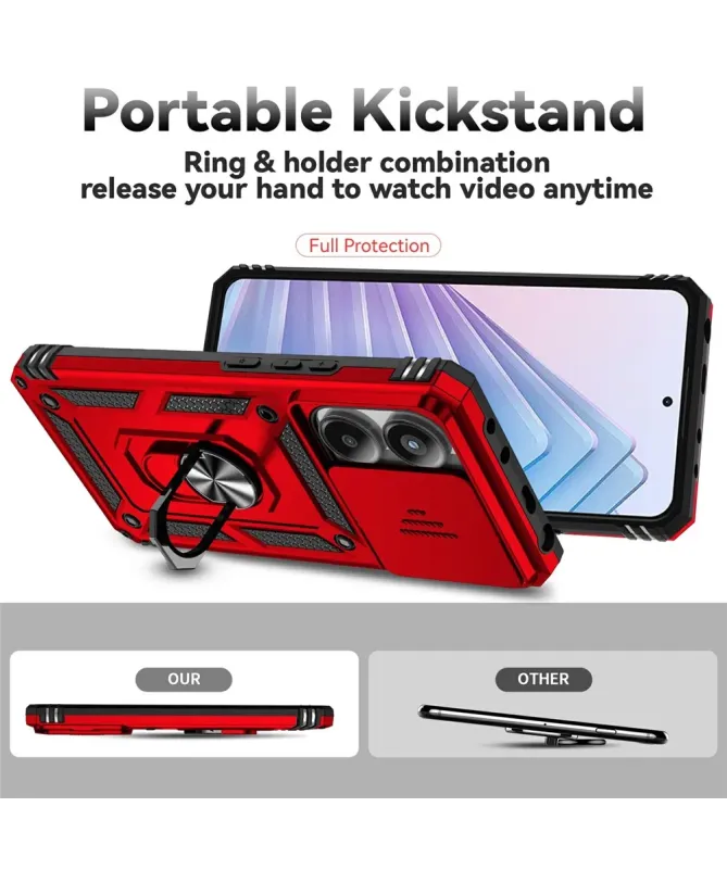 Coque Xiaomi Redmi Note 14 4G Camera Slide Fonction Support