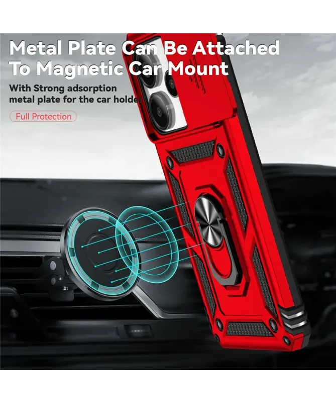 Coque Xiaomi Redmi Note 14 4G Camera Slide Fonction Support