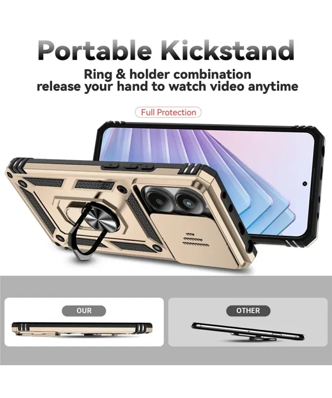 Coque Xiaomi Redmi Note 14 4G Camera Slide Fonction Support