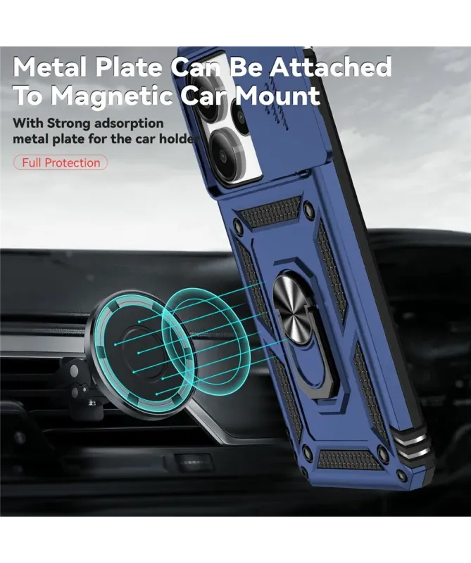 Coque Xiaomi Redmi Note 14 4G Camera Slide Fonction Support