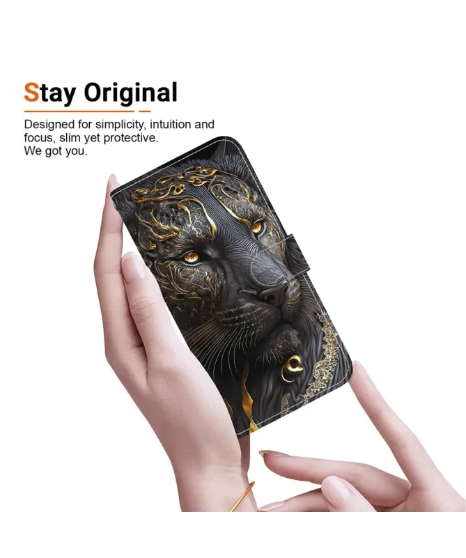 Housse Xiaomi Redmi Note 14 4G Félin Majestueux