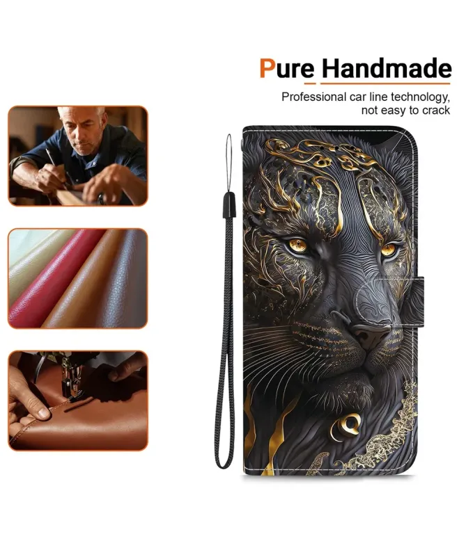 Housse Xiaomi Redmi Note 14 4G Félin Majestueux