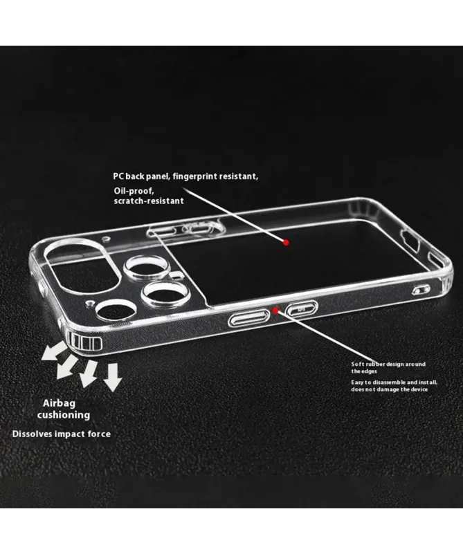 Coque Nothing Phone (3) Hybride Transparente Anti-jaunissement