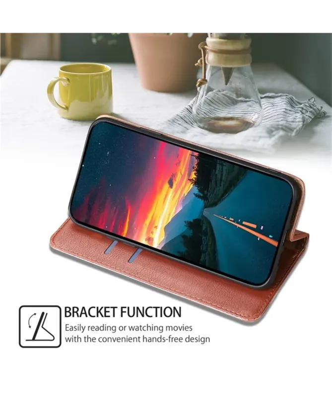 Flip cover Xiaomi Redmi Note 14 4G PURE simili cuir