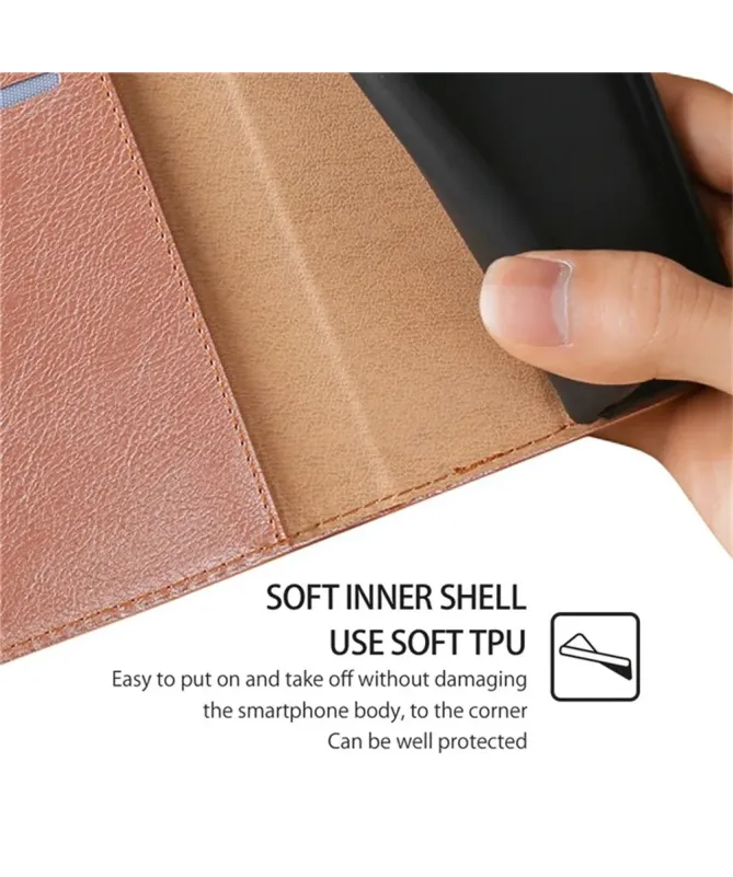 Flip cover Xiaomi Redmi Note 14 4G PURE simili cuir