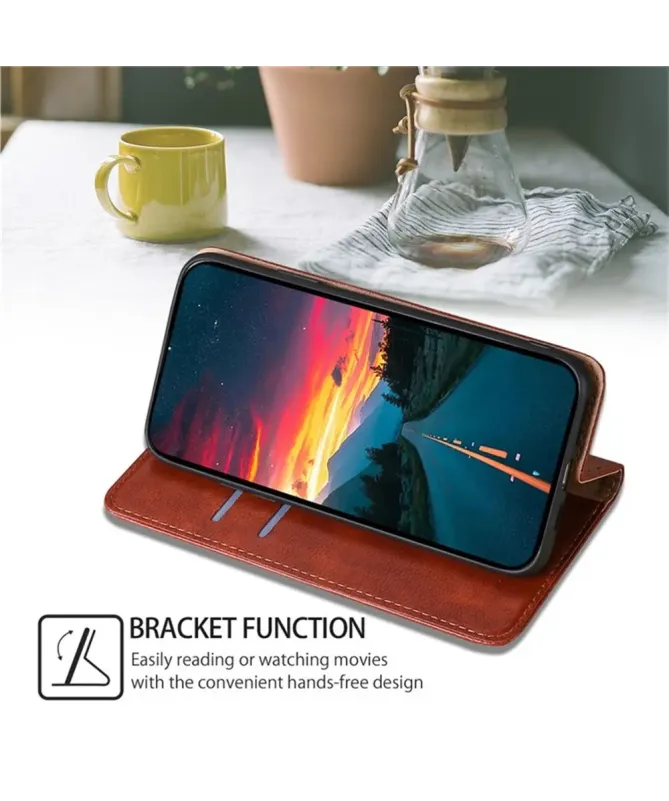 Flip cover Xiaomi Redmi Note 14 4G PURE simili cuir