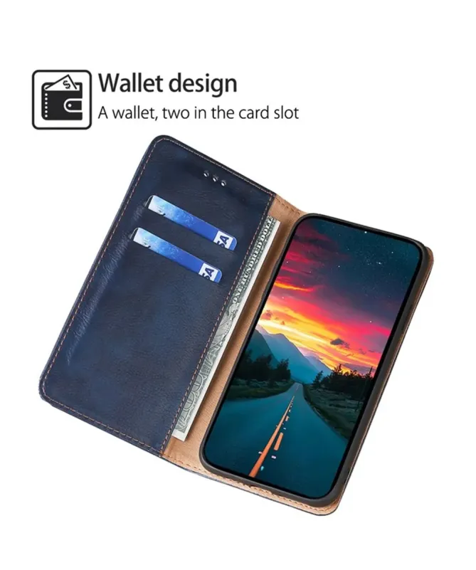 Flip cover Xiaomi Redmi Note 14 4G PURE simili cuir