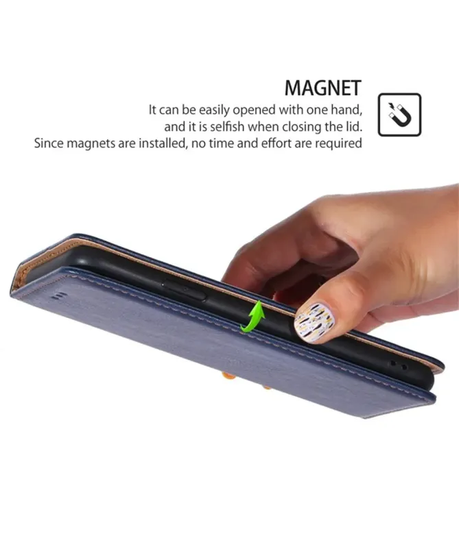 Flip cover Xiaomi Redmi Note 14 4G PURE simili cuir