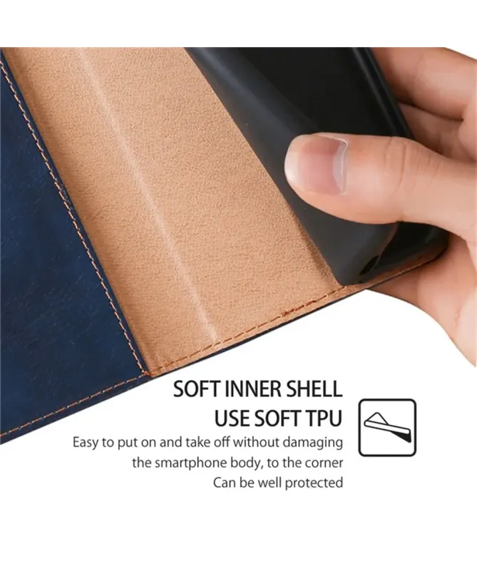 Flip cover Xiaomi Redmi Note 14 4G PURE simili cuir