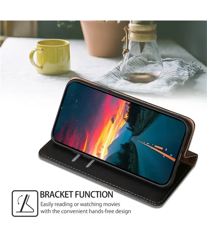 Flip cover Xiaomi Redmi Note 14 4G PURE simili cuir