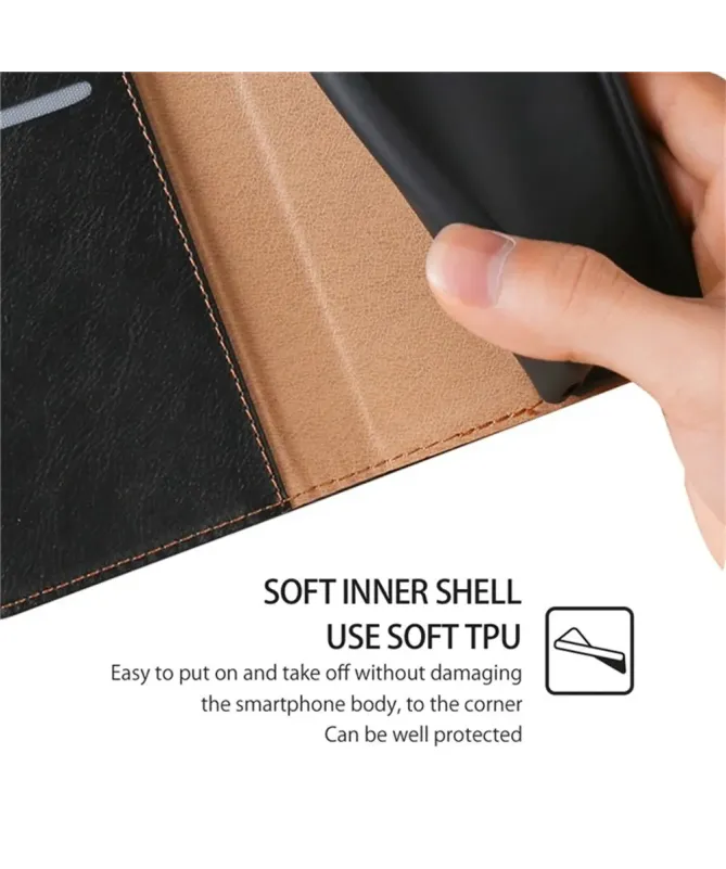 Flip cover Xiaomi Redmi Note 14 4G PURE simili cuir