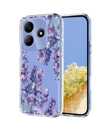 Coque Xiaomi Redmi Note 14 4G Transparente Anti-choc Motif Glycine