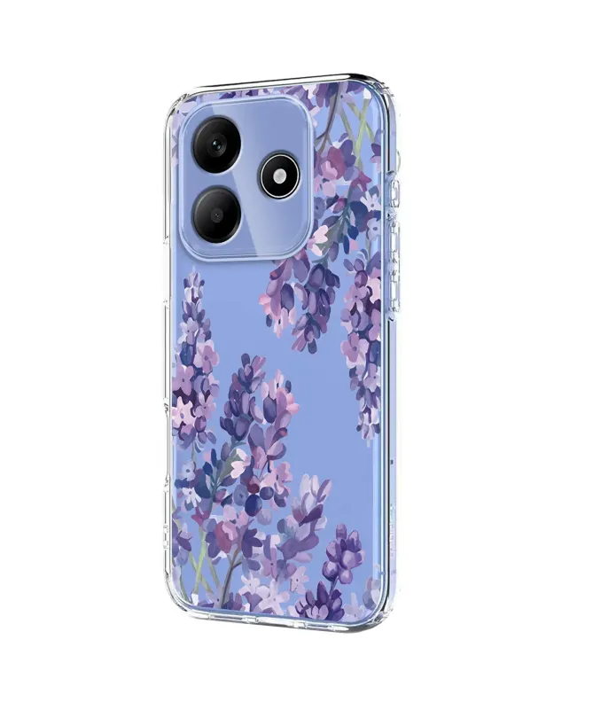 Coque Xiaomi Redmi Note 14 4G Transparente Anti-choc Motif Glycine