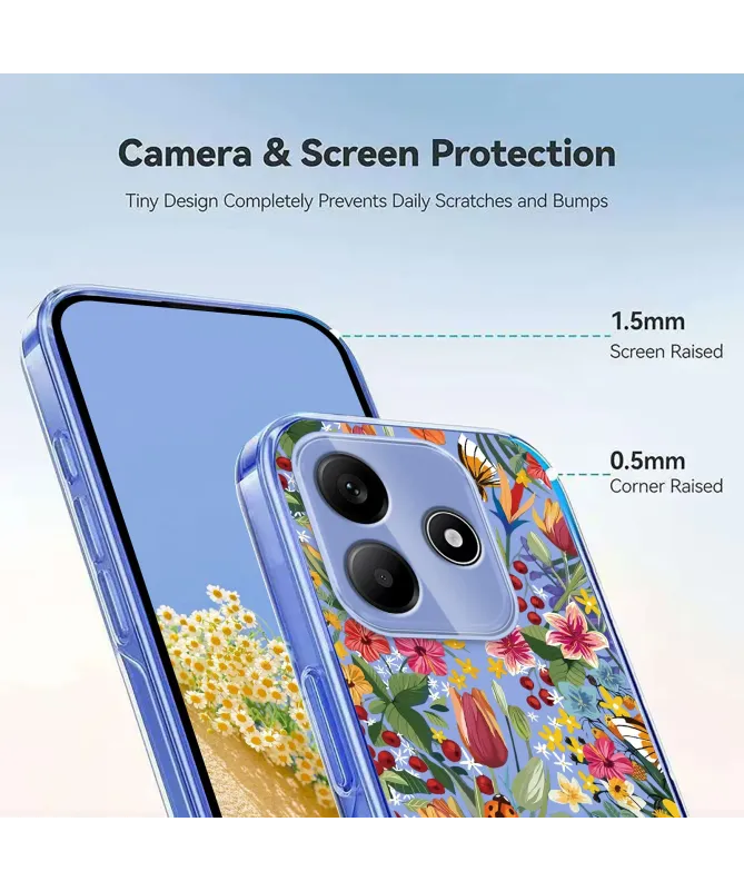 Coque Xiaomi Redmi Note 14 4G Fleur de Lys