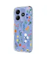 Coque Xiaomi Redmi Note 14 4G Transparente Anti-choc Fleurs des Champs