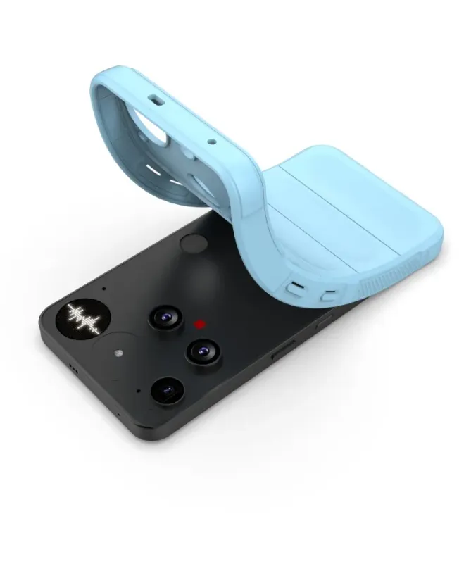 Coque Nothing Phone (3) Rugged silicone avec verre trempé