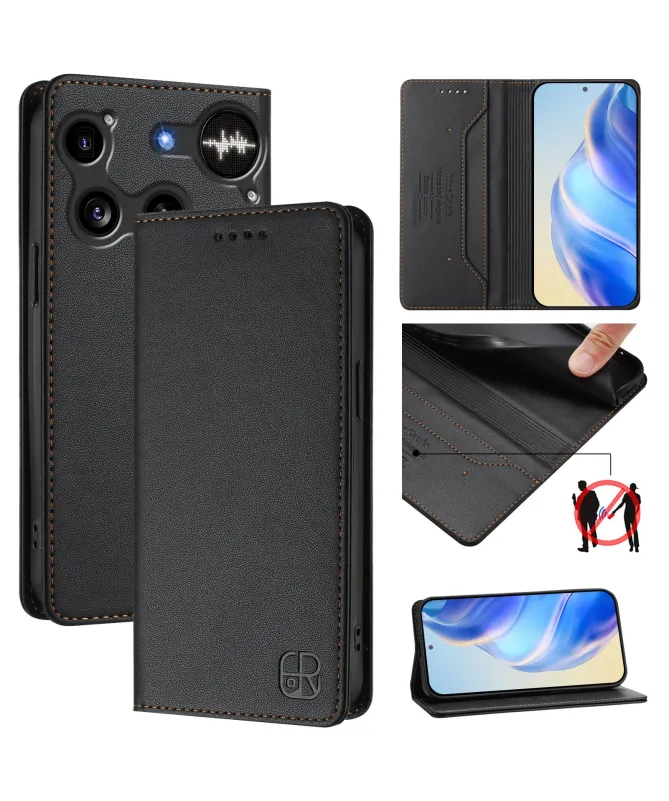 Housse Portefeuille Nothing Phone (3) avec Fonction Support