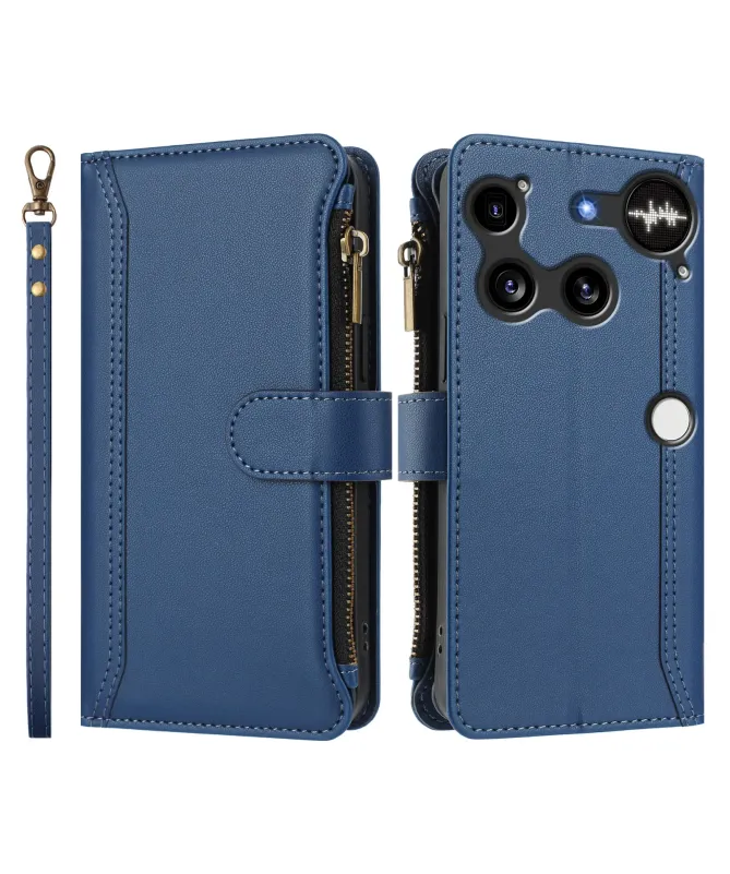 Housse Nothing Phone (3) Portefeuille 9 Cartes et Zip