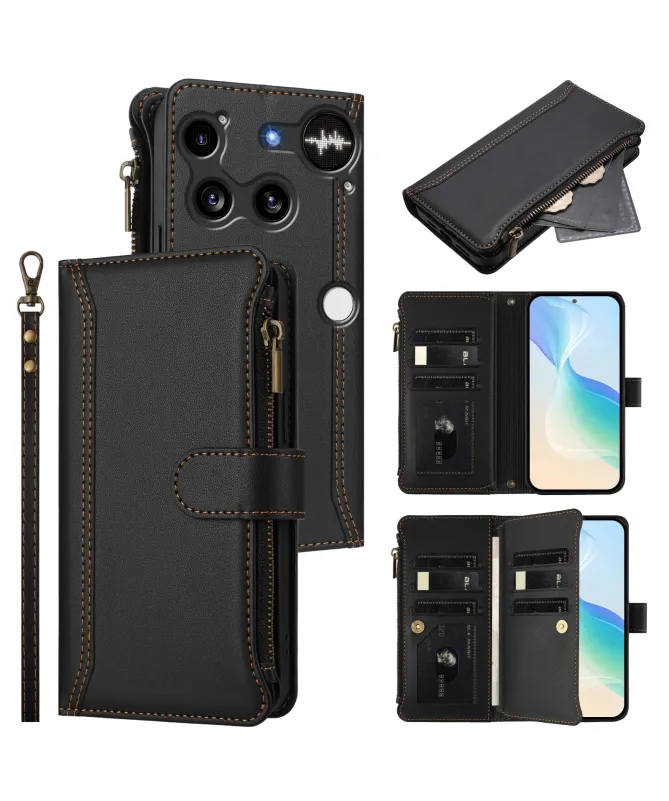 Housse Nothing Phone (3) Portefeuille 9 Cartes et Zip